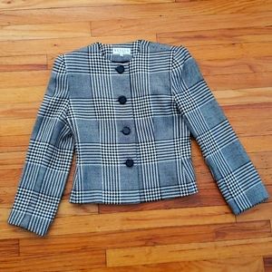 Vintage houndtooth suit jacket